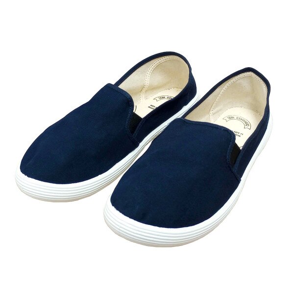 EUC Sizse 14 Men\'s Navy Slip-on Deck Shoes Economy Slip-On Canvas Deck Shoe main image 3